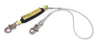 2UZU8 Lanyard, 1 Leg, Vinyl, Steel, Silver