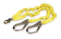 2UZV7 Lanyard, 2 Leg, Polyester, Yellow