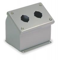 2VB55 Enclosure, Pushbutton, Sloping, 2 Holes