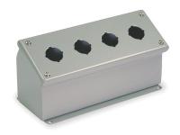 2VB57 Enclosure, Pushbutton, Sloping, 4 Holes