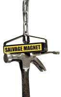 2VCC4 Salvage Magnet, 35 Lb Cap, 3.5 In Dia