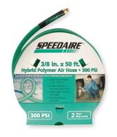 2VDF6 Air Hose, 3/8 IDx50Ft, 1/4 MNPT, Polymer