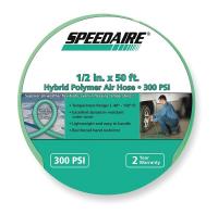 2VDF8 Air Hose, 1/2 IDx50Ft, 3/8 MNPT, Polymer