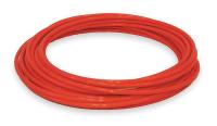 2VDW9 Tubing, 1/4 In OD, Nylon, Red, 100 Ft