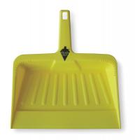 2VEY4 Hand Held Dust Pan, Plastic, 12 In. W, Ylw