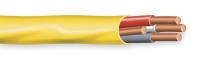 2VGC6 Cable, 50 Ft, 12/3, Gauge/Conductor, Yellow