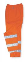 2VGK2 Hi-Vis Breathable Rain Pants, Orange, XL