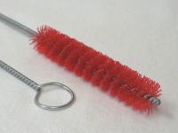 2VHE5 Pipe Brush with Hndl, Nylon, Red, 36 In OAL