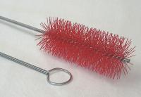 2VHJ5 Pipe Brush with Hndl, Nylon, Red, 18 In OAL