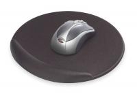 2VHN8 Mouse Pad, Black, Oval