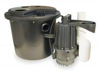 2VJ77 Sink Pump System, 5 G, 1/3 HP, 115 V, 3.1 A