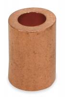 2VKE4 Wire Rope Stop Sleeve, 3/8 In, Copper, PK10