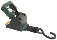 2VKN3 Tie-Down Strap, Retract, 6ft x 1-7/8In, PK2