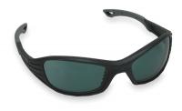 2VKY7 Safety Glasses, Gray, Scratch-Resistant