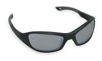 2VKY8 Safety Glasses, Slvr Mirror, Scrtch-Rsstnt