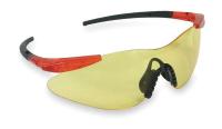 2VKZ3 Safety Glasses, Amber, Scratch-Resistant