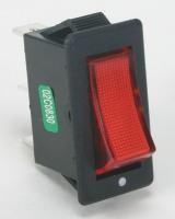 2VLN1 Lighted Rocker Switch, SPST, 3 Connections