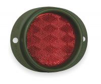 2VNE2 Reflector, Military, Red, Dia 3  5/8 In