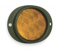 2VNE3 Reflector, Military, Yellow, Dia 3  5/8 In