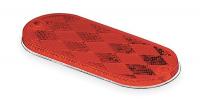 2VNF7 Reflector, Stick-On, Red, Oval