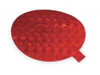 2VNG4 Reflective Tape, Round, Red