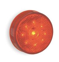 2VRA9 Lamp, Built-In Reflector, 2.5 In, LED, Red