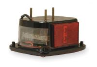 2VRD1 Box Lamp, LED With Sidemarker, LH, Red