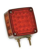 2VRD3 Two Sided Lamp, Side Marker, LH, Red/Yellow