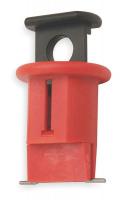 2VU35 Breaker Lockout, Mini, Pin Wide, Pushbutton