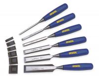 2VU90 Wood Chisel Set, 6 PC, 1/4 To 1 In Tip