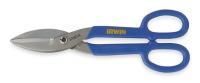 2VU95 Flat Blade Tinner Snip, 12 3/4 L, 2.75 Cut