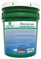 2VXL4 Bio-Food Grade Hydraulic Fluid, 5 Gal, 46