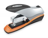 2VZG6 Flat Clinch Stapler, 70 Sheet, Blk/Silver
