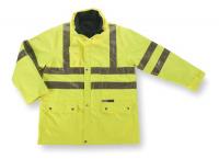 2VZN3 Hooded Jacket, Insulated, Lime/Black, 3XL