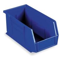 2W778 Stack &amp; Hang Bin, 10-7/8 x 5-1/2 x 5, Blue