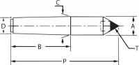 2WCR9 High Speed Full Dead Center, 0.935, 2MT