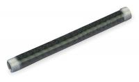 2WV57 Pipe, 1 1/4 x 60 In, Threaded, Black