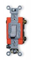 2WEJ9 Wall Switch, 4-Way, 20 A, Gray, Industrial