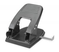 2WFT7 Paper Punch, 2-Hole, Blk, 30 Sheet