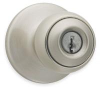 2WHT3 Knob Lockset, Satin Nickel