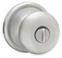2WHZ5 Knob Lockset, Satin Chrome