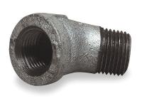 2WJ18 Street Elbow, 45 Deg, 3 In, NPT, Iron