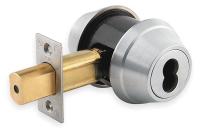 2WJH1 Deadbolt Less Cylinder, Chrome