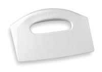 2WMG4 Bench Scraper, Poly, White, 8 1/2 x 5 In