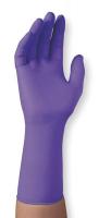 2WXH3 Disp. Gloves, Nitrile, XS, Purple, PK500