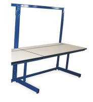 2WXR2 Ergo Basics Workbench, Blu, 60Lx30Wx65HIn.