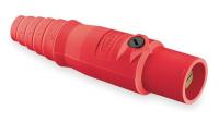 2XB33 Male Plug, 300Amps, 600VAC/250VDC, Red