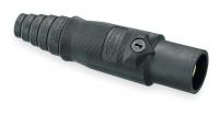 2XB40 Male Plug, 400Amps, 600VAC/250VDC, Black