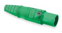 2XB42 Male Plug, 400 Amps, 600VAC/250VDC, Green