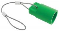 2XB47 Cap, Green, 300/400A Female Single Pole